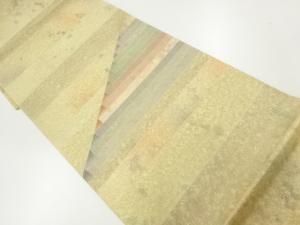 変わり横段模様織出し袋帯